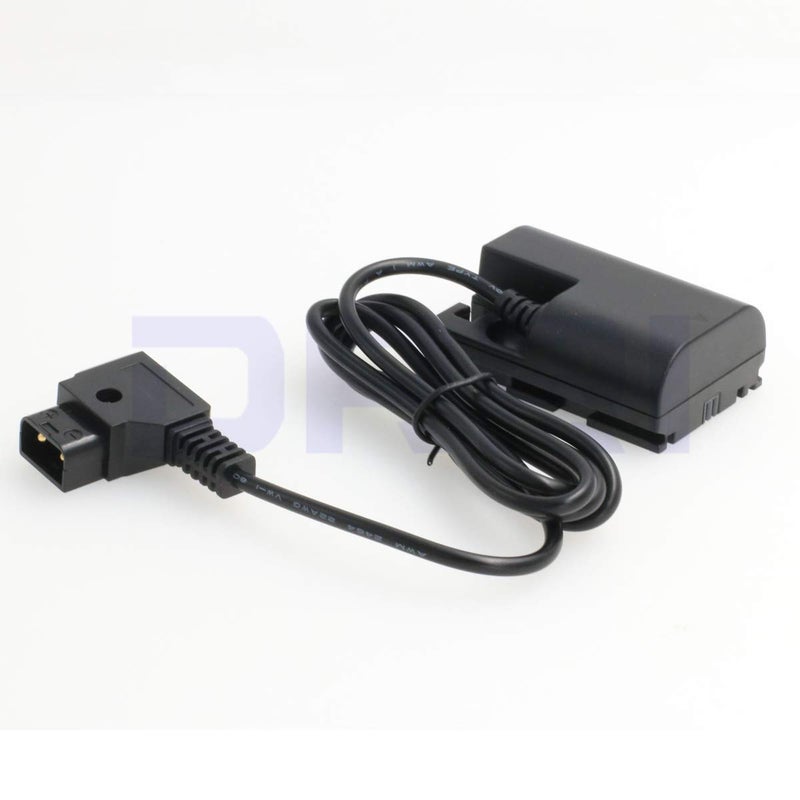 DRRI D-Tap to LP-E6 Dummy Battery Power for SmallHD 501 502 Monitor for Canon 5D Mark II 60D/7D 80D (Straight Cable) - Image 3